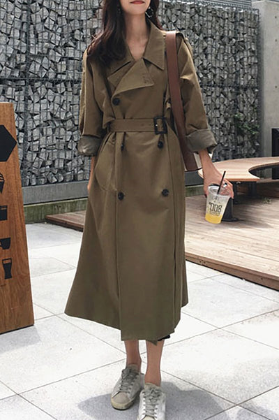 Casaco Trench Longo