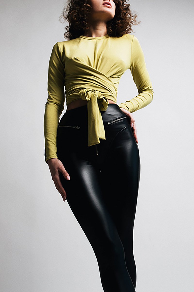 Legging Couro Ecológico