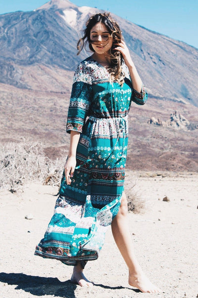 Vestido Maxi Bohemian Encanto do Deserto