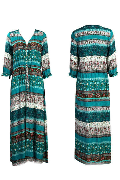 Vestido Maxi Bohemian Encanto do Deserto