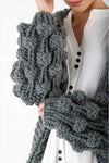 Extreme Chunky Knit Cardigan