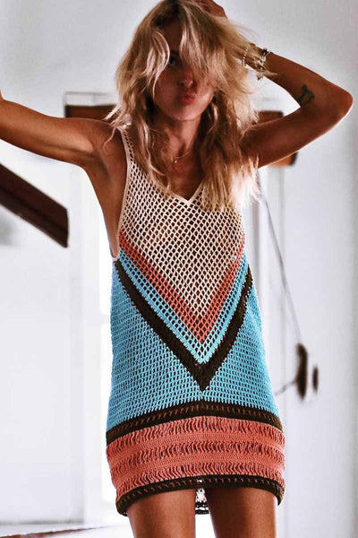 Vestido Regata de Crochê