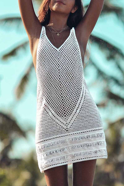 Vestido Regata de Crochê