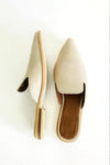 Mule Couro Bico Fino