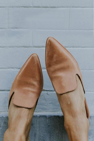 Mule Couro Bico Fino
