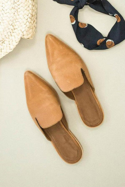 Mule Couro Bico Fino