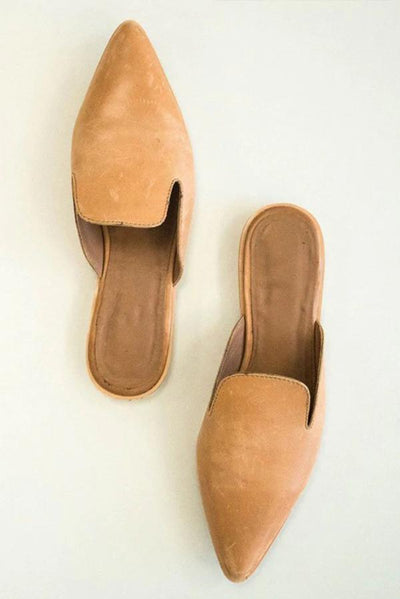 Mule Couro Bico Fino