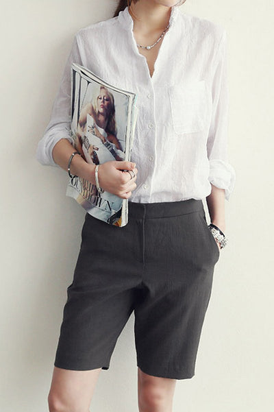 Blusa Oxford de Linho
