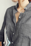 Linen Oxford Blouse