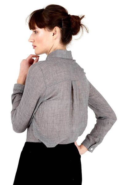 Linen Oxford Blouse