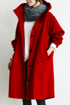 Jaqueta Corta Vento Resistente à Água Oversized com Capuz